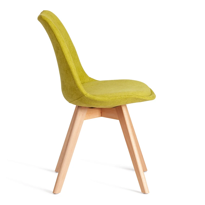 Стул TULIP SOFT (mod. 053V), дерево/пластик/ткань, 49,5 x 54,5 x 84 см, Светло-зеленый (Light green) LY1701-8 | изображение 1
