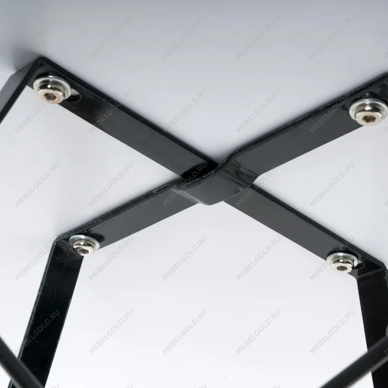 Стол CINDY NEXT (mod. 70-80 MDF), металл/мдф/бук, белый/натуральный, D70х75см | изображение 4