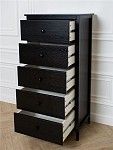 Комод Хитроу (5 ящ) (черный) | изображение 4
