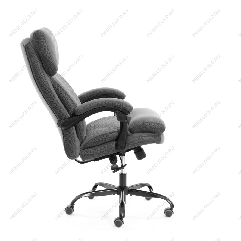 Кресло Chief metalBL, велюр/ткань, серый, 29/TW-12 | изображение 2