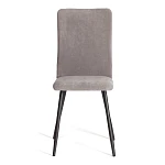 Стул обеденный La Rousse (2 шт. в упаковке), NEW, велюр, серый/чёрный, 29, 45х55х93 см | изображение 4