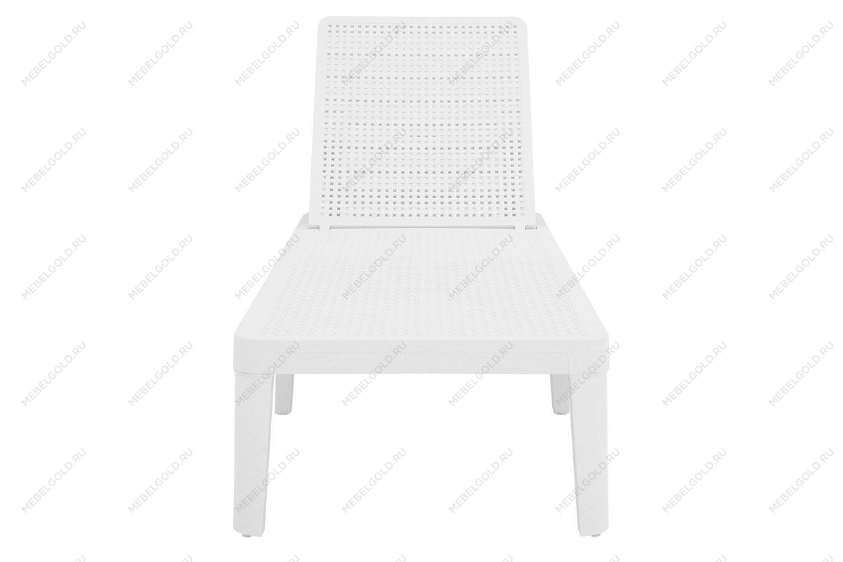 Шезлонг Tweet compact с матрасом, белый | изображение 2