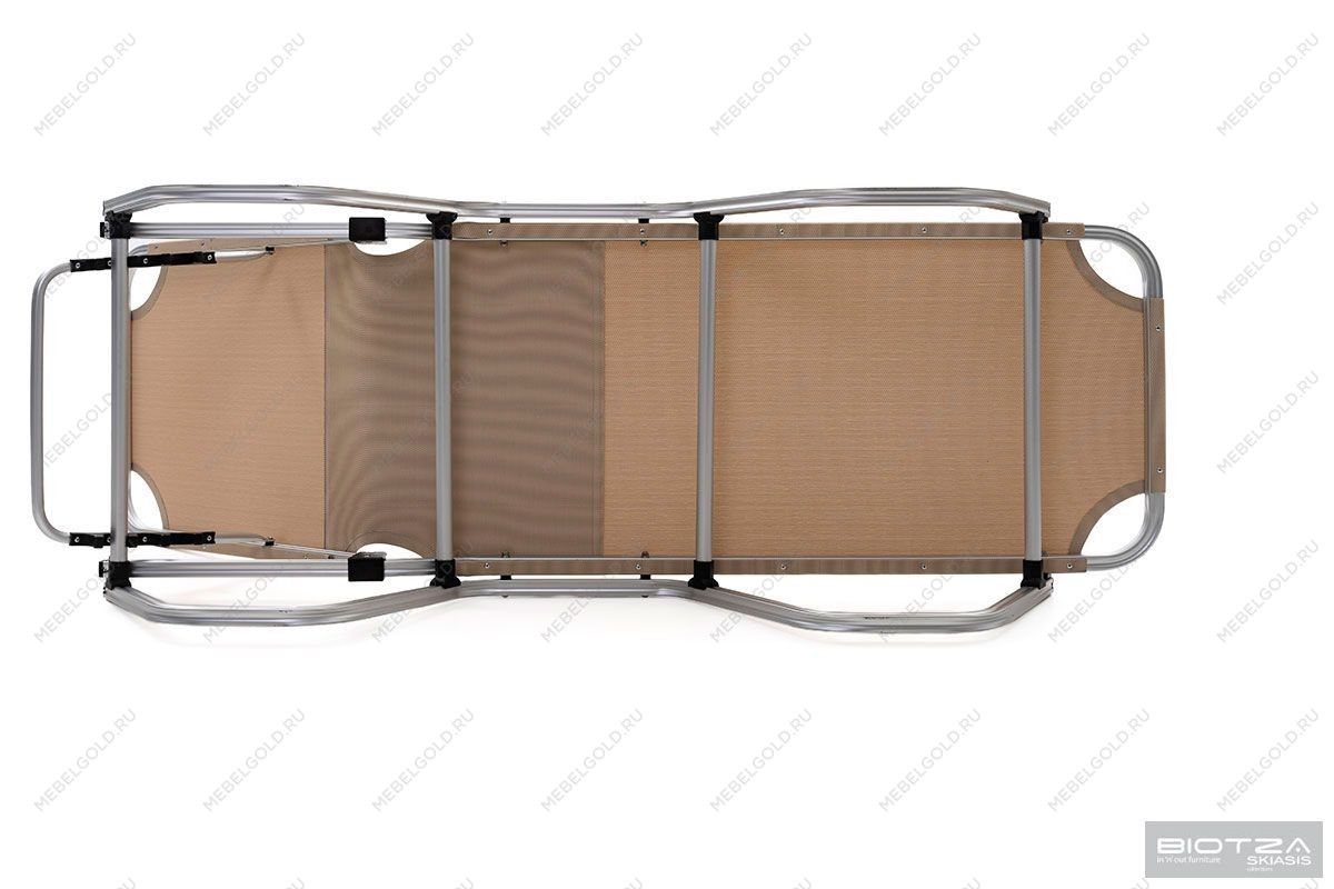 Шезлонг Dias алюминиевый, бежевый | изображение 12