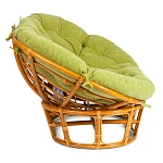 Диван MAMASAN/МАМАСАН 23/02 W/с подушкой, подушка 182х119 см, 169х102х80 см, Pecan (орех), флок, олива, 23 | изображение 1