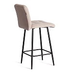 Полубарный стул Medeo/Медео, велюр, бежевый, 7, 42х56х102 см | изображение 2
