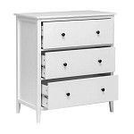 Комод Хитроу (3 ящ) (белый) | изображение 1