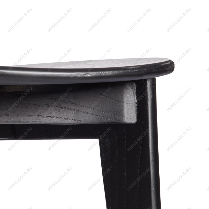 Стул FENRIR, дерево вяз, 42х45х85 см, черный | изображение 10