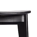 Стул FENRIR, дерево вяз, 42х45х85 см, черный | изображение 10