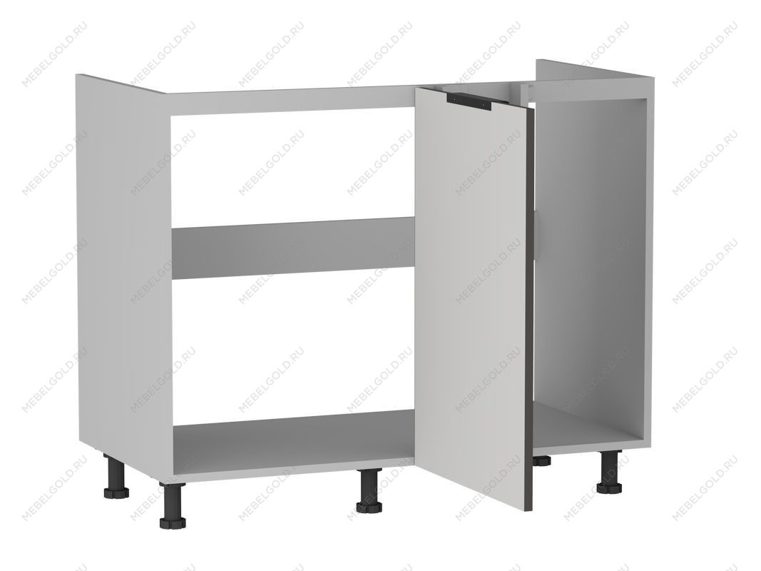 Стол под мойку угловой СМУ-110, Ватель (1000*554*820) Экокожа Серый, 23314 | изображение 1