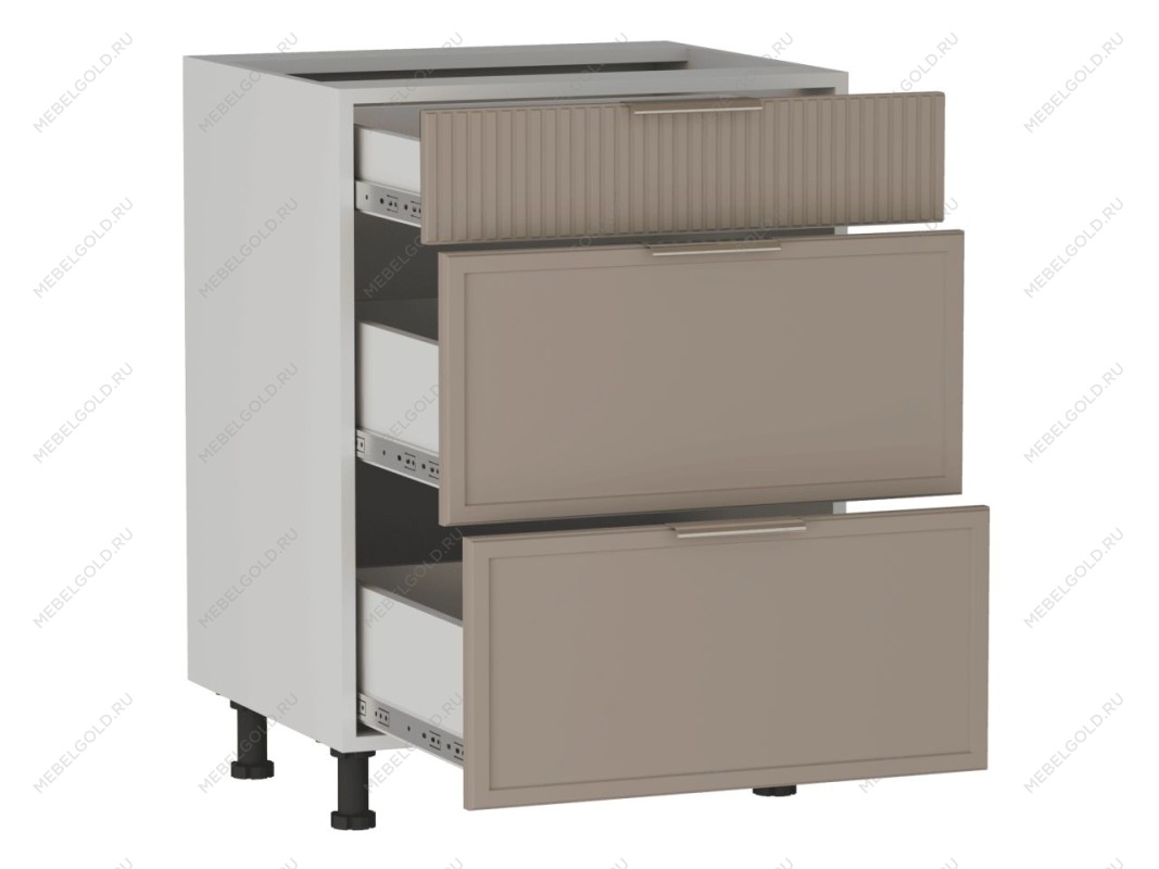 Стол с ящиками СЯ-60 (140/284), Берта (600*528*820) Мокко, 25124 | изображение 1