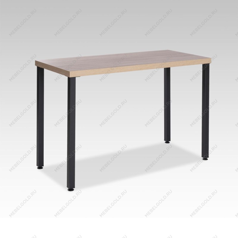 ИНГАР 1/ТТ стол письменный 120x75x55, дуб беленый/черный