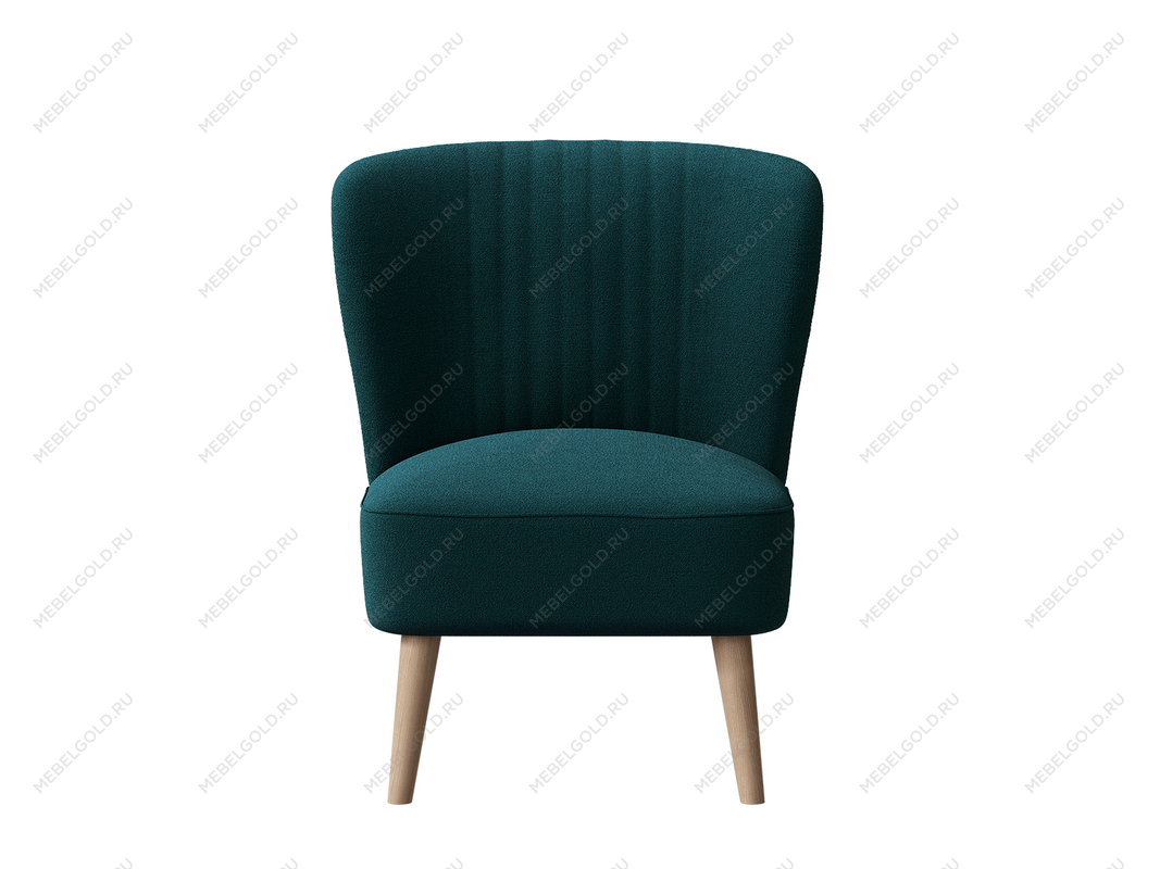 Кресло Унельма сине-зелёный, рогожка | изображение 1