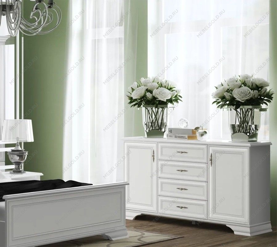 Тумба Кентаки KOM2D4S белый | изображение 4