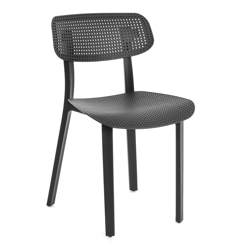 Стул JOLLY (mod. XRB-096-B2), пластик, черный (black), 46 х 50,5 х 78 см