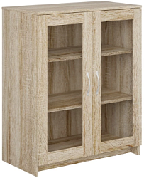 БРИМНЭС / СИРИУС тумба ИКЕА / IKEA 2 двери со стеклом 78х95 сонома