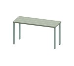 ИНГАР стол письменный ИКЕА / IKEA 2/ТТ 140x75x55, дуб беленый/белый | изображение 2