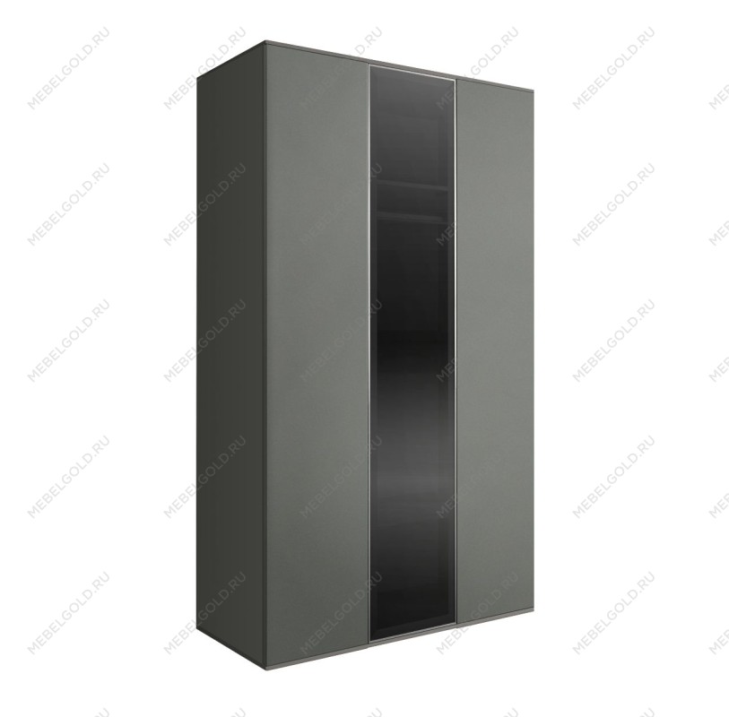 Шкаф 3-х дверный Bogemia Air (Серый/Серебро) БМШ2/3(1)