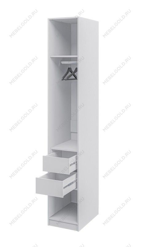 Шкаф-пенал Отис МН-039-07 П6 с фасадом МДФ (графит) | изображение 1