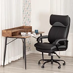 Кресло Duke metal BL, кож/зам/ткань, черный/серый, 36-6/12 | изображение 13