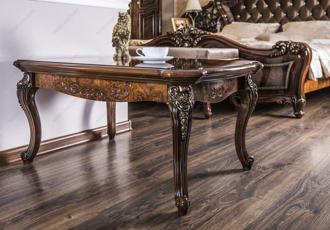 Столик прямоугольный Джоконда корень дуба глянец | изображение 5