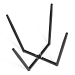 Стул обеденный La Rousse (2 шт. в упаковке), NEW, велюр, серый/чёрный, 29, 45х55х93 см | изображение 11