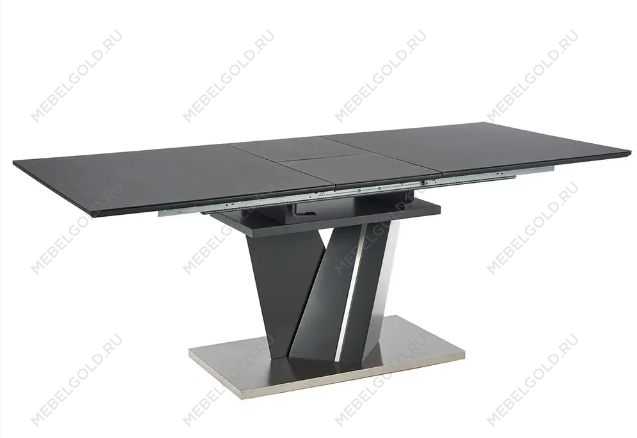 Стол обеденный Halmar SALVADOR раскладной (темно-серый) | изображение 3