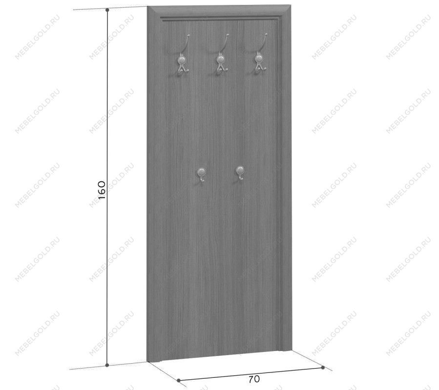 Вешалка Коен WIE/70 Венге/Штрокс | изображение 3