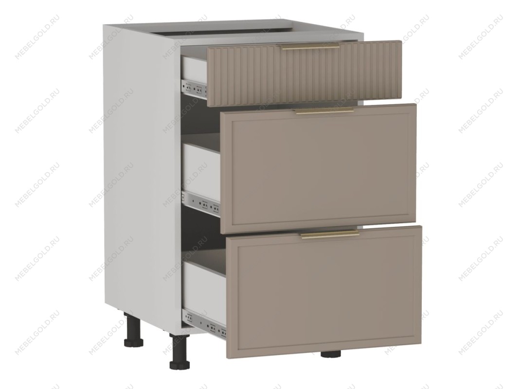 Стол с ящиками СЯ-50 (140/284), Берта (500*528*820) Мокко, 25123 | изображение 1