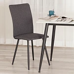 Стул обеденный La Rousse (2 шт. в упаковке), NEW, ткань рогожка, тёмно-серый, F68, 45х55х93 см | изображение 12