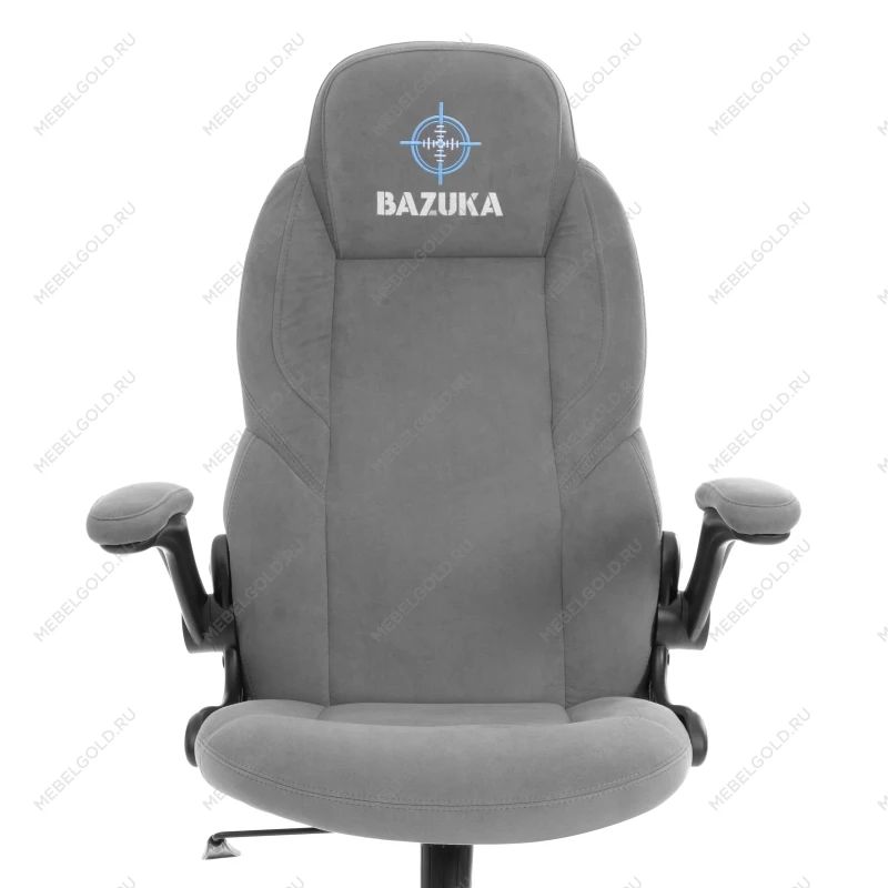 Кресло BAZUKA metalBL, велюр, серый, 29 | изображение 5