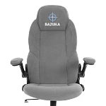 Кресло BAZUKA metalBL, велюр, серый, 29 | изображение 5