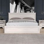 Кровать Тиффани 160 с подъемным механизмом вудлайн кремовый | изображение 1