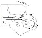 Кресло раскладное Halmar JEFF (черный) | изображение 1