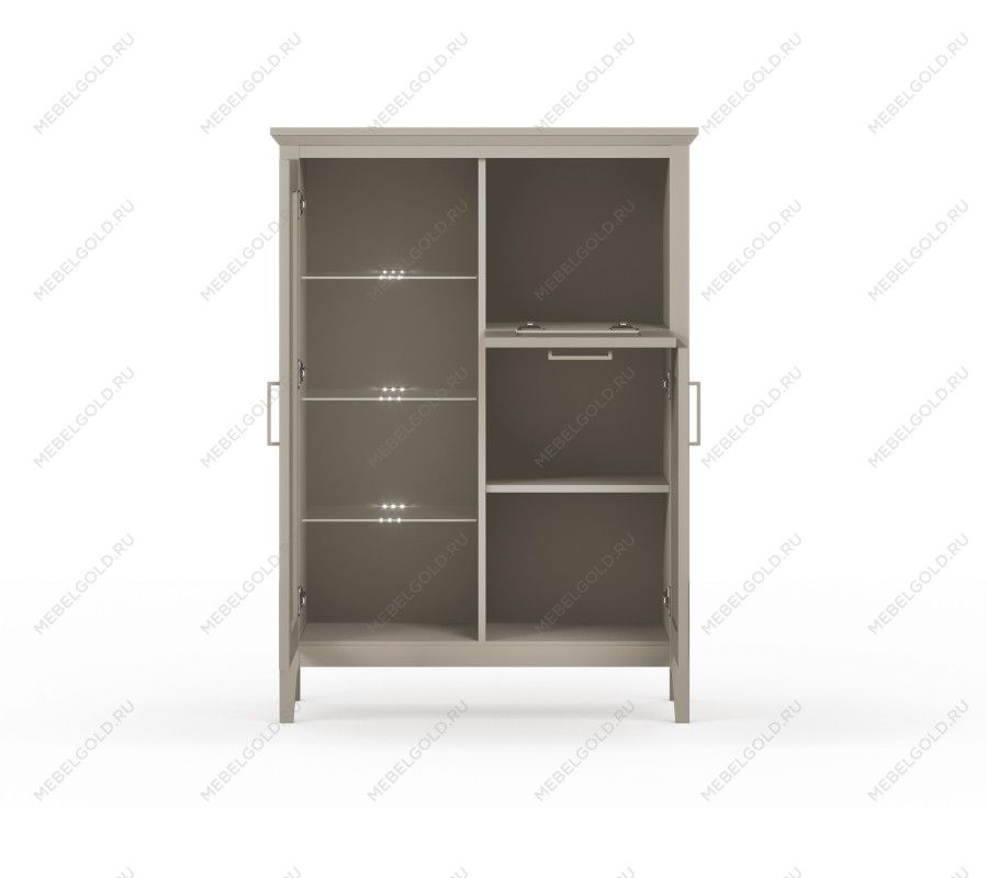 Тумба Классик KOM1W1D1B с подсветкой | изображение 1