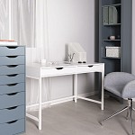 ИНГАР Д 132 стол письменный 132x58x76, белый | изображение 3