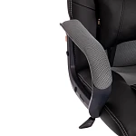 Кресло DRIVER (22), кож/зам/ткань, черный/серый, 36-6/TW-12 | изображение 9