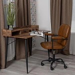 Кресло ALPHA, иск. кожа, Brown (коричневый) | изображение 12