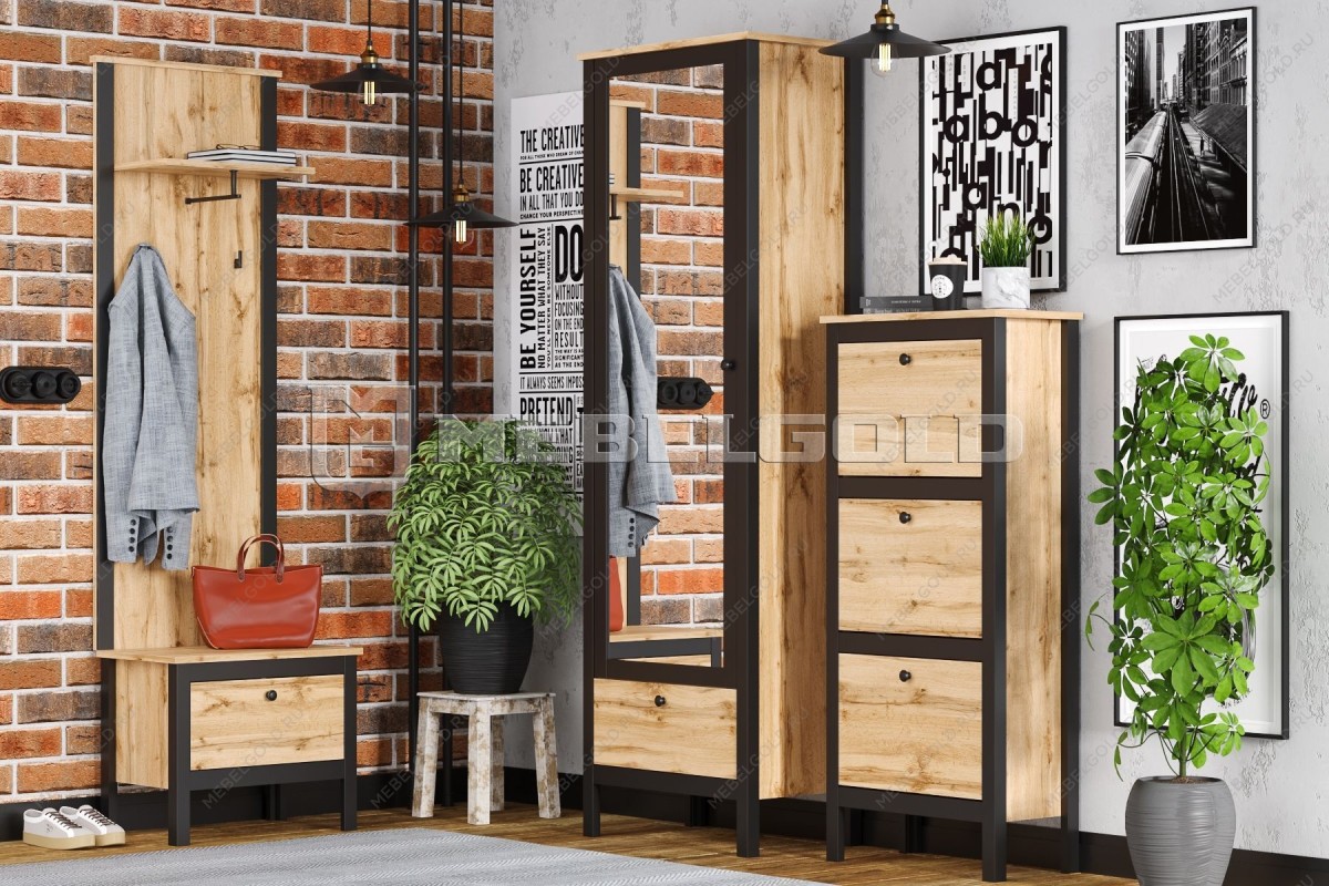 Тумба для обуви Лофт SFB3B/50 | изображение 4