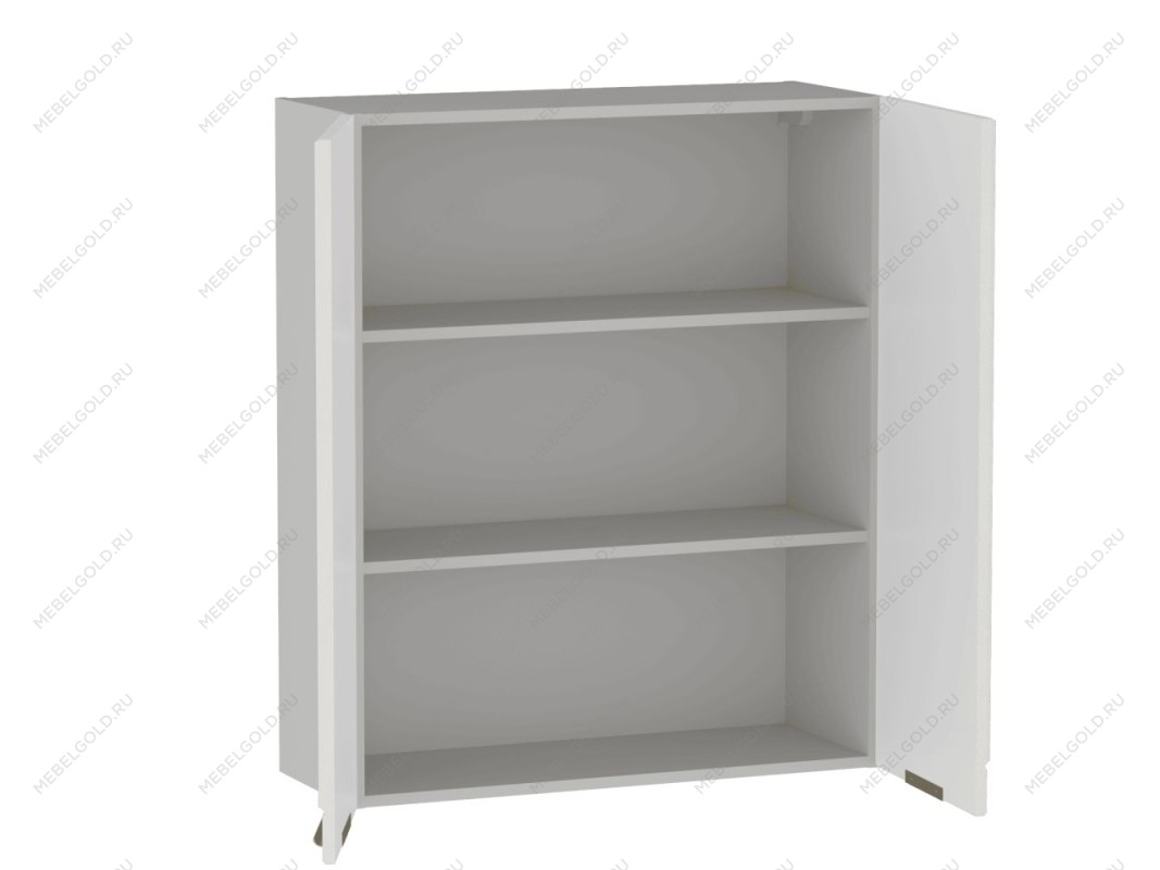 Шкаф 960 2-х дверный ШГ-80, Берта (800*321*960) Экокожа Белый, 25337 | изображение 1