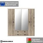 Шкаф платяной Коен SZF4D2S ясень снежный | изображение 1