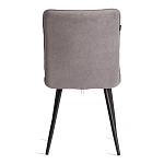 Стул обеденный Bari (2 шт. в упаковке), LT, велюр, серый/черный, 29, 41х55х89 см | изображение 3