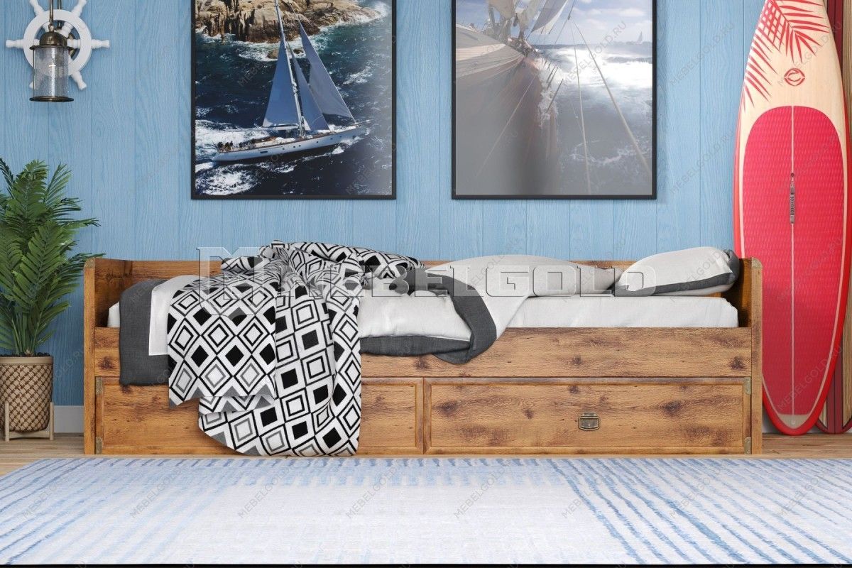 Кровать Индиана JLOZ1S/90 дуб саттер | изображение 3