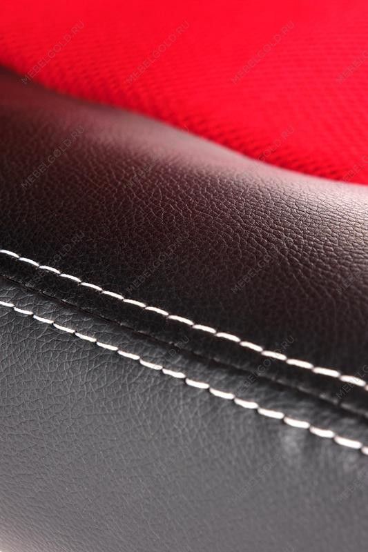 Кресло компьютерное Halmar BERKEL (черный/красный) | изображение 6