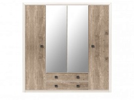 Шкаф платяной Коен SZF4D2S ясень снежный