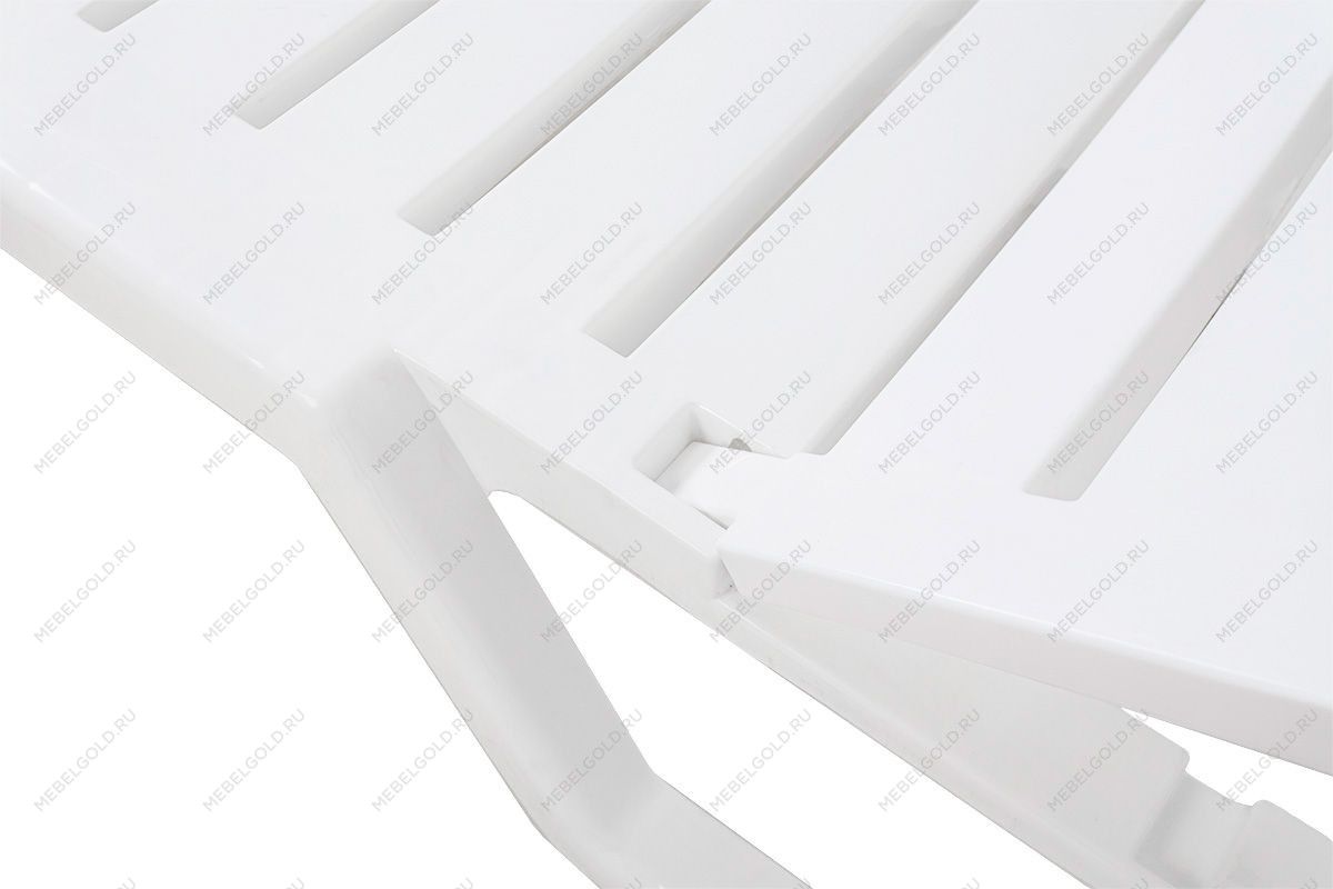 Шезлонг Tweet пластиковый белый | изображение 3