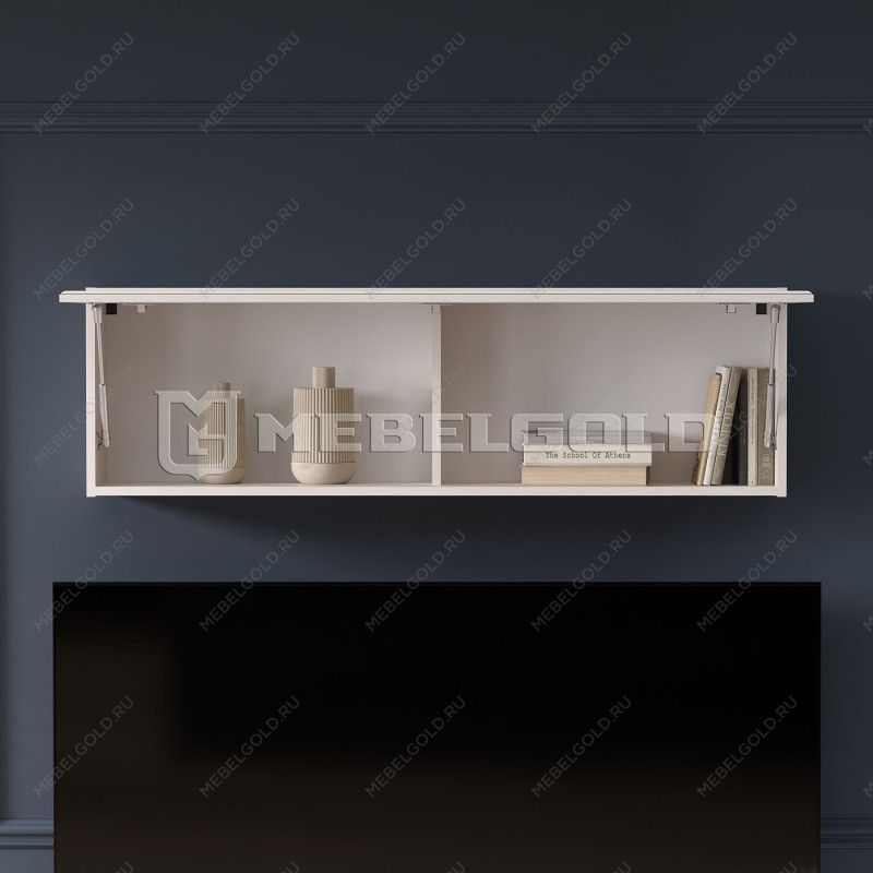 Полка навесная Тиффани 1D вудлайн кремовый | изображение 3