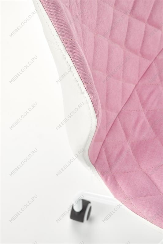 Кресло компьютерное Halmar MATRIX 3 (розово-белый) | изображение 6