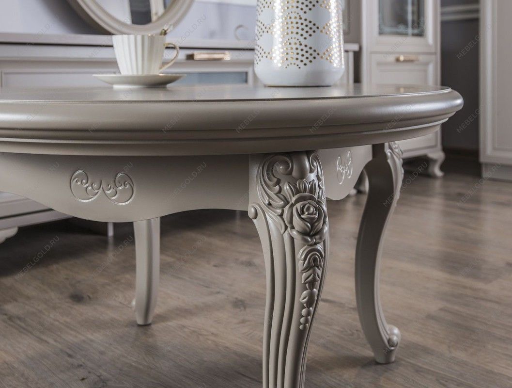 Столик круглый Мокко серый камень | изображение 13