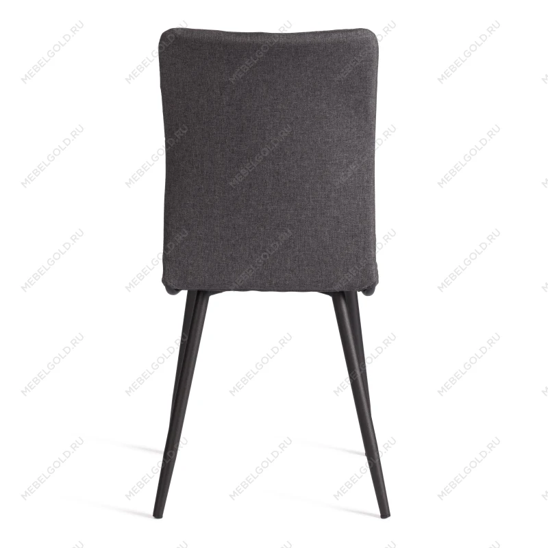 Стул обеденный La Rousse (2 шт. в упаковке), NEW, ткань рогожка, тёмно-серый, F68, 45х55х93 см | изображение 3