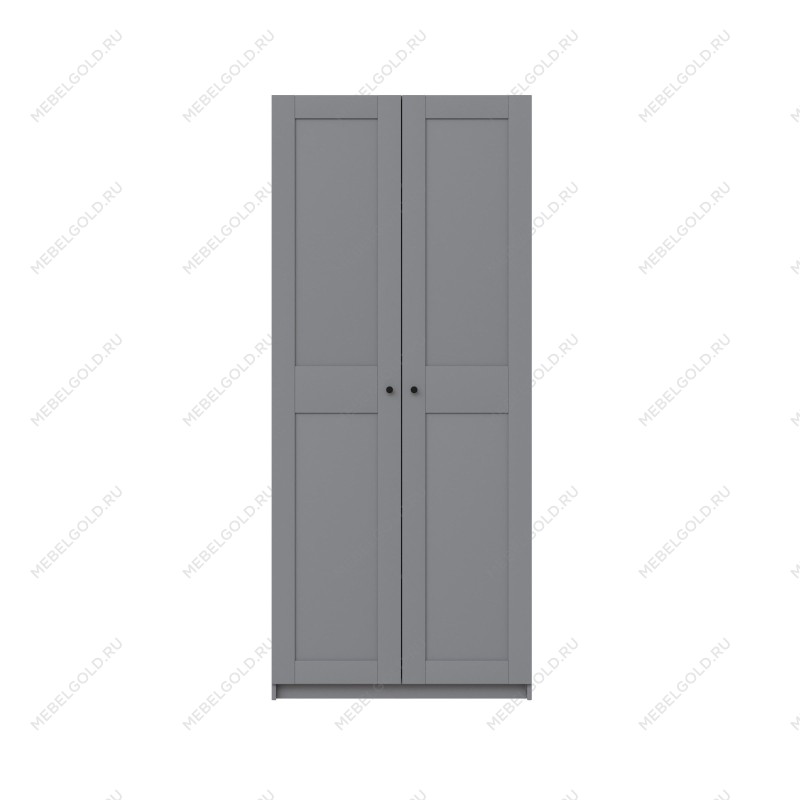 МАКС шкаф 2 двери 100х38х233 серый | изображение 1